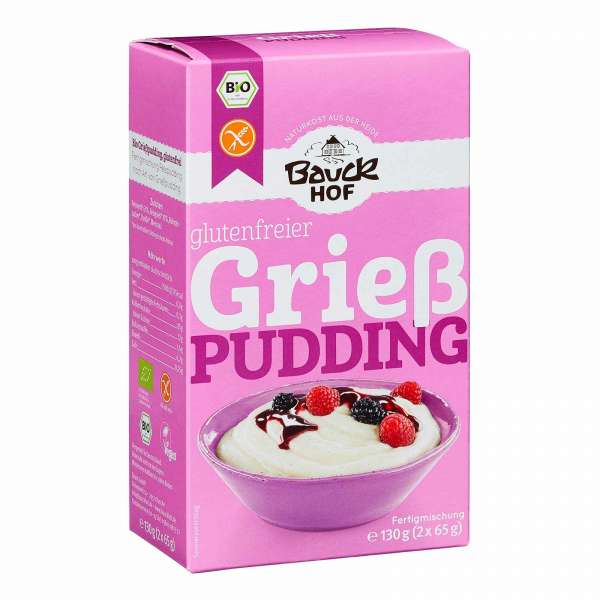 Grießpudding glutenfrei mit Bourbon Vanille, Reismehl & Reisgries Grießpudding glutenfrei mit Bourbon Vanille, Reismehl & Reisgries