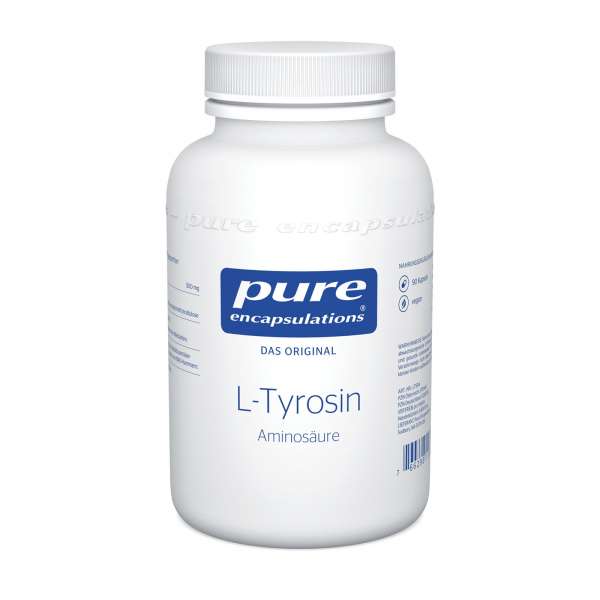 PURE L-Tyrosin Aminosäure, 90 Kapseln PURE L-Tyrosin Aminosäure, 90 Kapseln