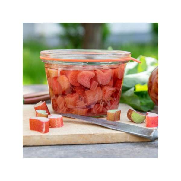 WECK Sturzglas 240 ml mit Glasdeckel – 6 Stück