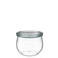 WECK Tulpenglas 480 ml mit Glasdeckel – 6 Stück