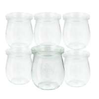Weckgläser Tulpenform - 6er Set als Marmeladengläser Mini Weckgläser Tulpenform - 6er Set als Marmeladengläser Mini