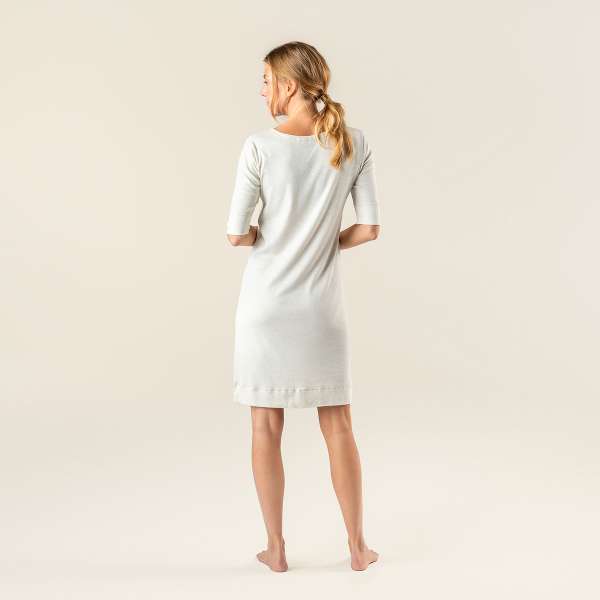 Living Crafts Damen-Nachthemd mit Knopfleiste