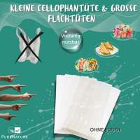 Kleine Cellophantüten & Große Flachtüten - Ohne Boden