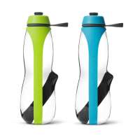 Eau Good Duo: Wasserflasche mit Fruchteinsatz & Aktivkohle Eau Good Duo: Wasserflasche mit Fruchteinsatz & Aktivkohle