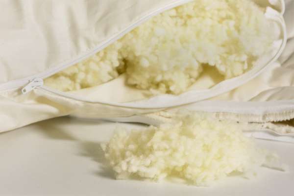 PureNature Schafwollkissen mit elastischer Füllung aus Schafschurwolle