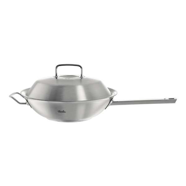 Fissler Edelstahl Wokpfanne - mit Deckel - Profi Collection Fissler Edelstahl Wokpfanne - mit Deckel - Profi Collection