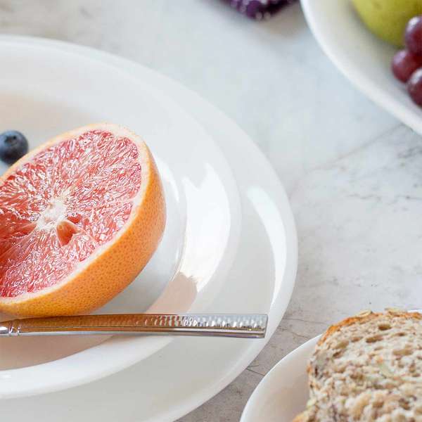 Corelle weißer Teller 26 cm: kratzfest & spülmaschinenfest