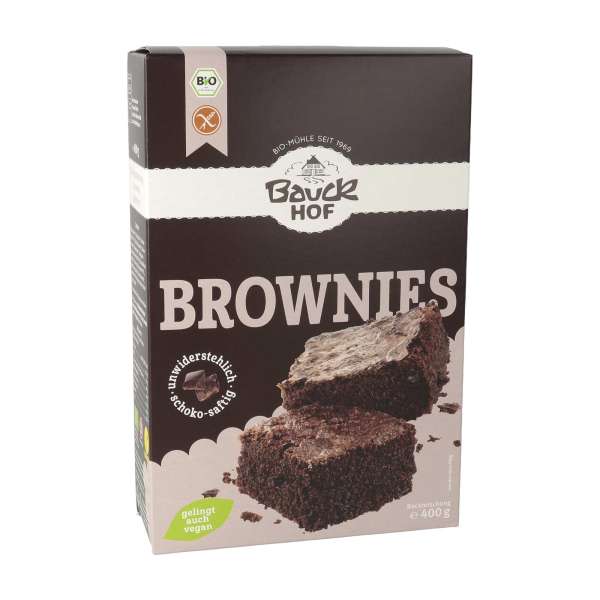Brownies Backmischung laktosefrei - schokoladig, weich und saftig Brownies Backmischung laktosefrei - schokoladig, weich und saftig