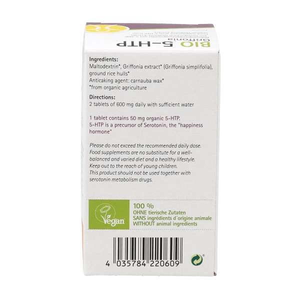 Bio 5 HTP Griffonia aus biologischem Griffonia-Extrakt