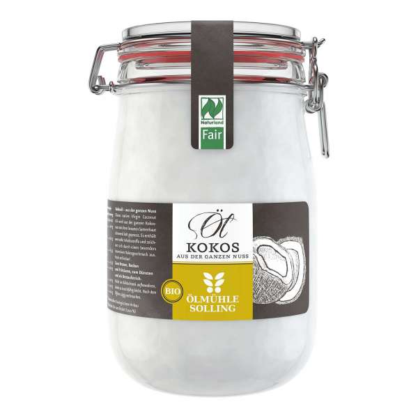 Kokosöl Bio nativ kaufen zum Kochen & Braten - Solling Kokosöl Bio nativ kaufen zum Kochen & Braten - Solling