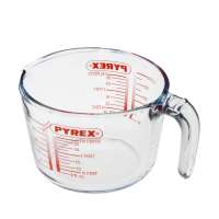 Pyrex Messbecher 0,5l - hohe Becherform aus hitzebeständigem Glas -  PureNature