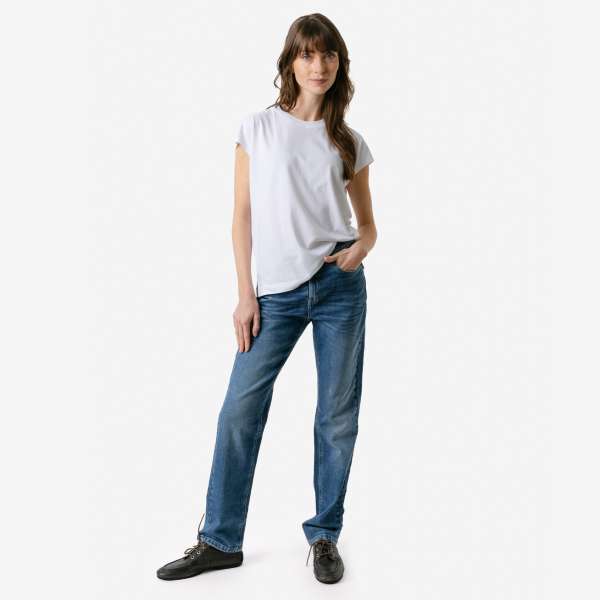 Living Crafts Damen T-Shirt Tida aus Bio-Baumwolle