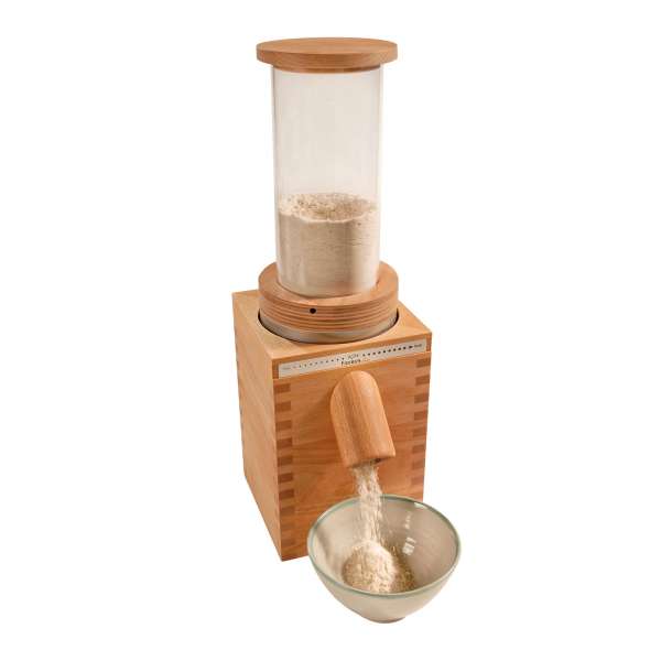 Mehlsieb Aufsatz für KoMo Mühlen zum schnellen & bequemen Mehl sieben