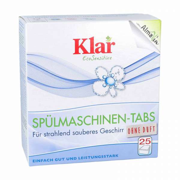 Öko Spülmaschinen Tabs biologisch abbaubar & ohne Duftstoffe Öko Spülmaschinen Tabs biologisch abbaubar & ohne Duftstoffe