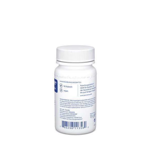PureEncapsulations Folsäure Metafolin mit bioaktivem Folat 400 mcg