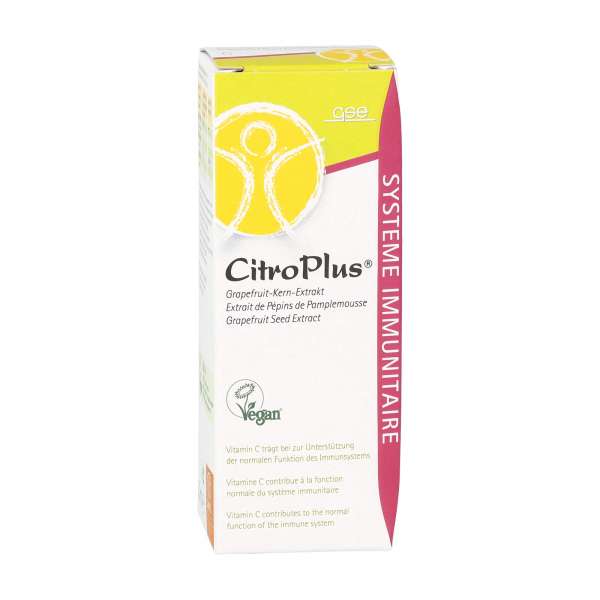 GSE Bio Grapefruitkernextrakt CitroPlus - vegan GSE Bio Grapefruitkernextrakt CitroPlus - vegan