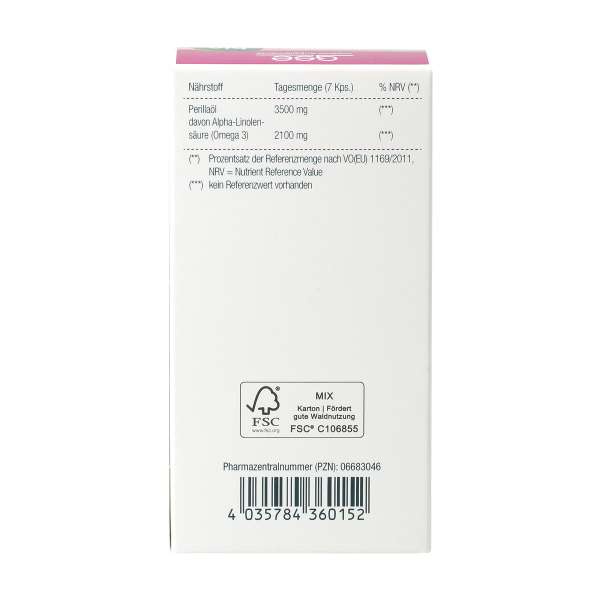 Omega 3 Bio Perillaöl Kapseln vegan, 90 Kapseln