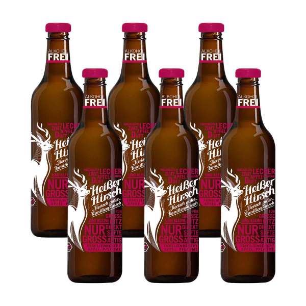 Alkoholfreier Punsch - 6 x 0,75 l - Heißer Hirsch kaufen Alkoholfreier Punsch - 6 x 0,75 l - Heißer Hirsch kaufen