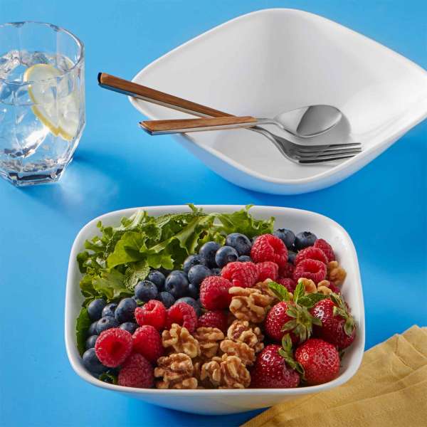 Corelle Müslischale pure white aus robustem, weißem Glas