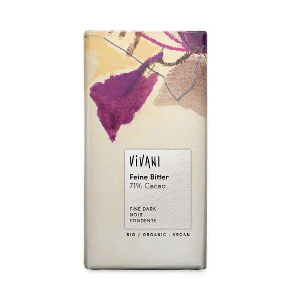 Vivani feine Bitter Schokolade vegan, 100 g Vivani feine Bitter Schokolade vegan, 100 g