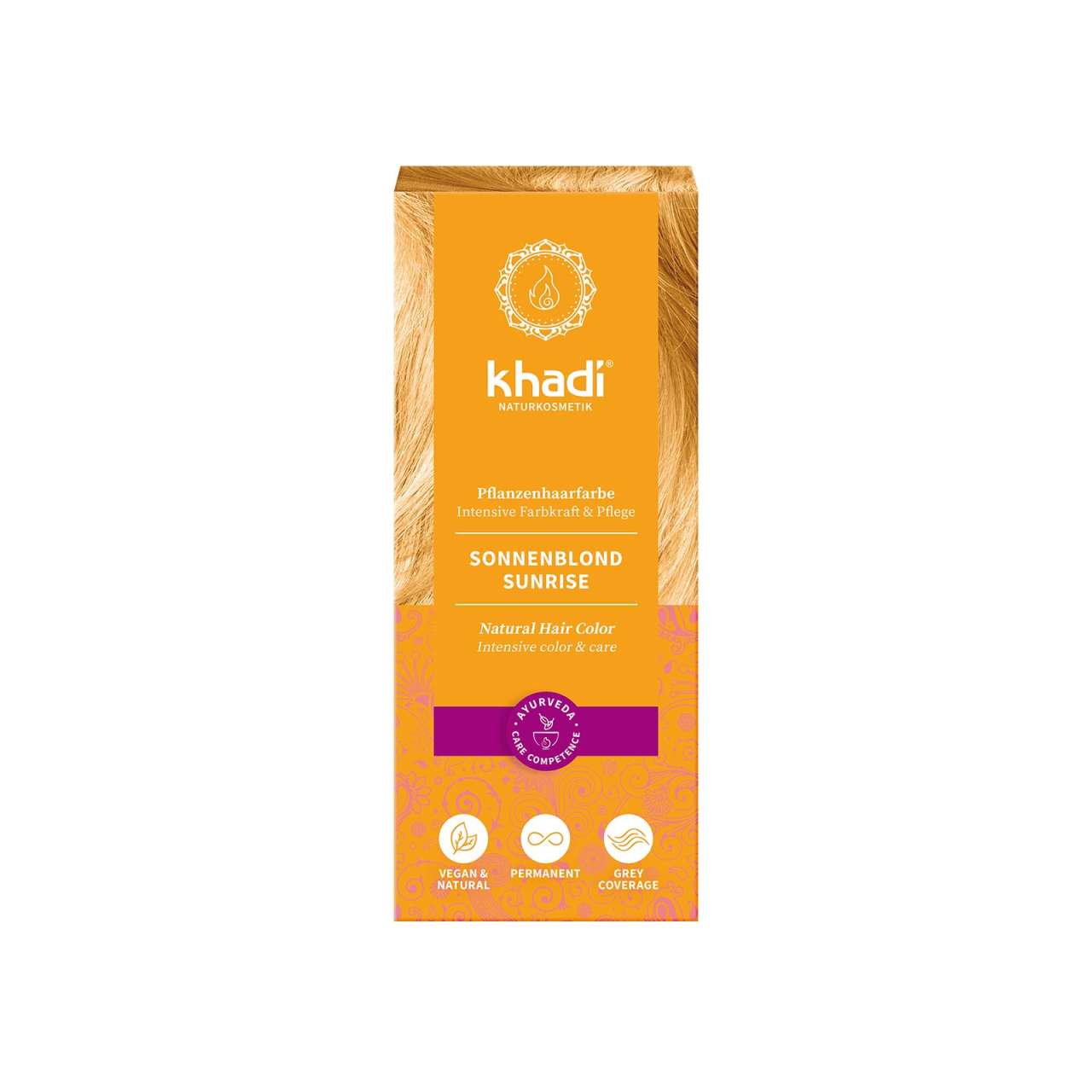 Khadi Sonnenblond: Natürliche Haarfarbe für sonnige Leuchtkraft