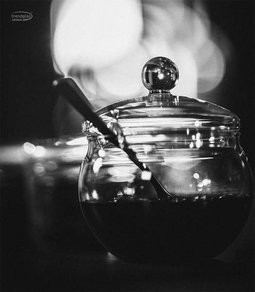 Glas Jena Marmeladendose: elegant und praktisch