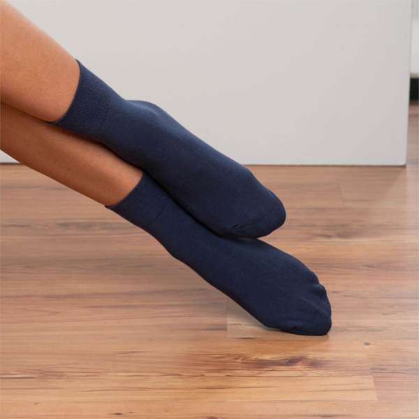 Damen Socken 2er Pack: Bio Socken mit Plüschsohle