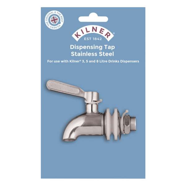 Edelstahl Zapfhahn für Getränkespender von Kilner - PureNature