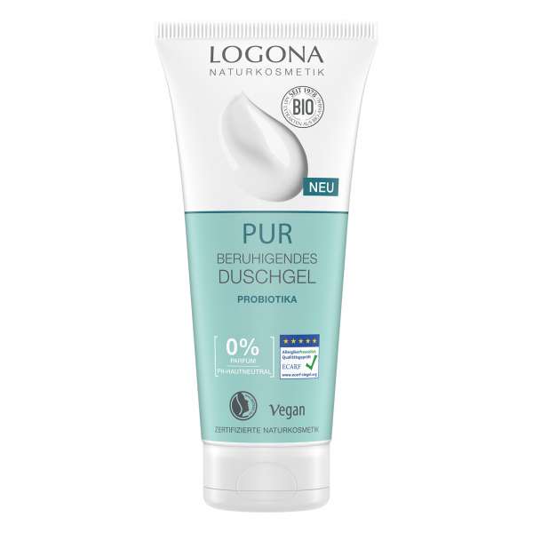 Logona PUR Rückfettendes Duschgel - PH neutral, parfümfrei Logona PUR Rückfettendes Duschgel - PH neutral, parfümfrei
