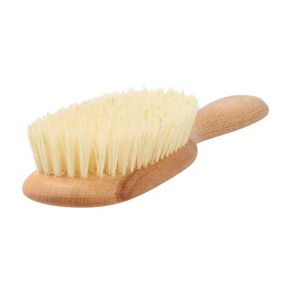 Vegane Haarbürste aus Buchenholz mit reinen Sisal Naturborsten