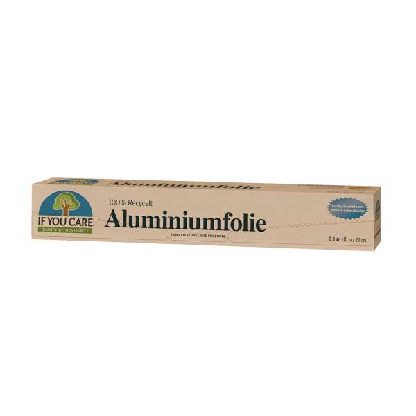 If you care Alufolie für Lebensmittel - nachhaltig aus 100% Recycling If you care Alufolie für Lebensmittel - nachhaltig aus 100% Recycling
