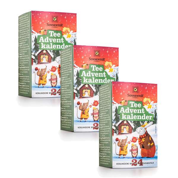 Sonnentor Tee Adventskalender - Sparpack 3x24 Beutel Sonnentor Tee Adventskalender - Sparpack 3x24 Beutel
