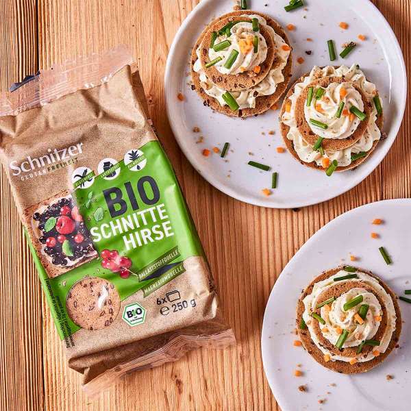 Glutenfreies Bio Hirsebrot ohne Hefe, Soja und ohne Laktose