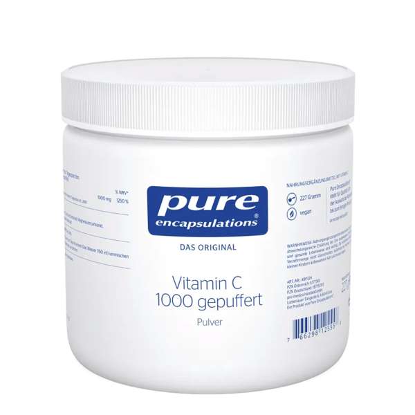 Pure Encapsulations Vitamin C 1000 Pulver gepuffert Pure Encapsulations Vitamin C 1000 Pulver gepuffert