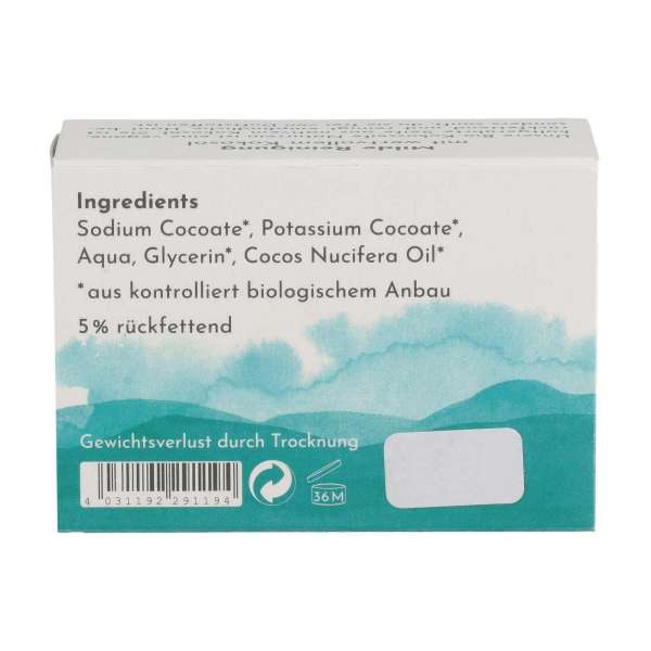 Baensch Kokosseife Haare waschen & Haut reinigen, duftfrei