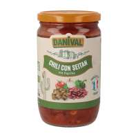 Danival Chili con Seitan - scharfes Bio Chili non Carne im Glas Danival Chili con Seitan - scharfes Bio Chili non Carne im Glas