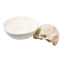 Vorschau: KoMo Gärkörbchen mit Leinenhaube, rund und lang Vorschau: KoMo Gärkörbchen mit Leinenhaube, rund und lang