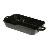 Vorschau: Rechteckige Bratpfanne Emaille für gesundes Braten & Backen Vorschau: Rechteckige Bratpfanne Emaille für gesundes Braten & Backen