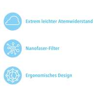 Vorschau: Air Queen Breeze Maske: Atemschutzmasken mit top Tragekomfort Vorschau: Air Queen Breeze Maske: Atemschutzmasken mit top Tragekomfort