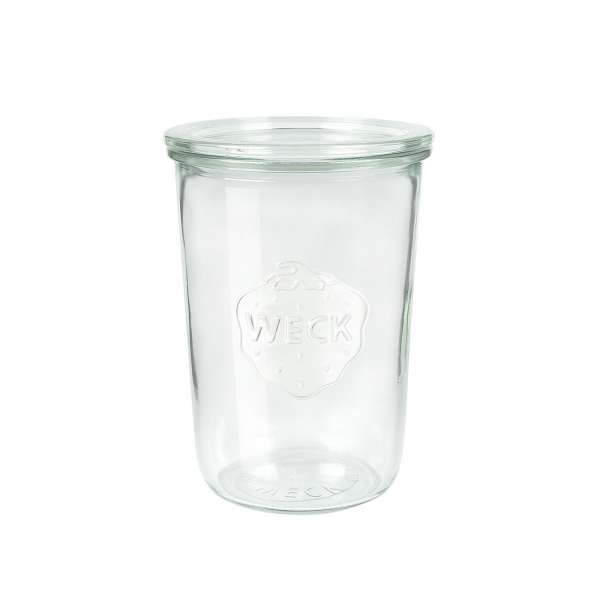 Weck Einmachgläser Sturzform mit Deckel - Rundrand Glas Weck Einmachgläser Sturzform mit Deckel - Rundrand Glas