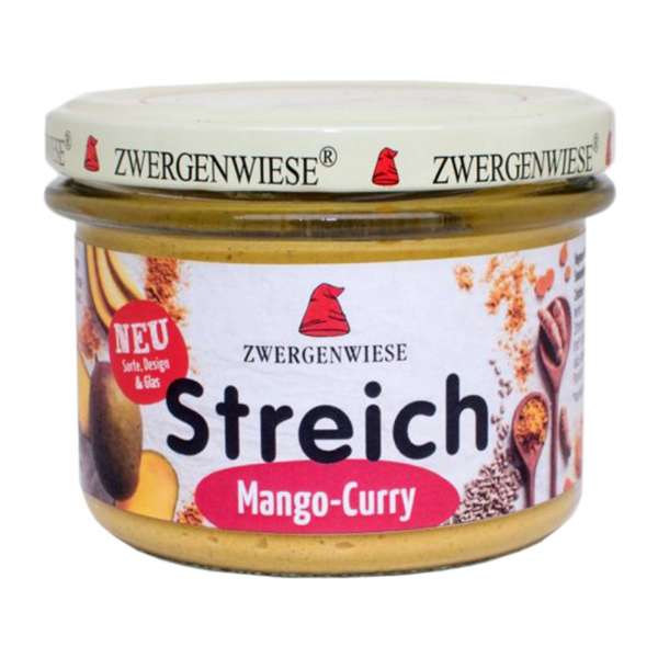 Zwergenwiese Mango Curry Aufstrich: vegan, glutenfrei, lecker! Zwergenwiese Mango Curry Aufstrich: vegan, glutenfrei, lecker!