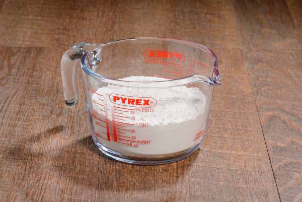 Pyrex Glas Messbecher & Rührschüssel mit Griff fasst 1,0 L