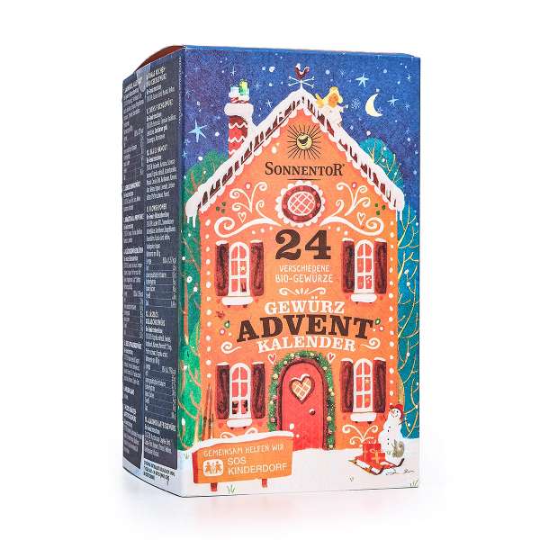 Sonnentor Gewürz Adventskalender in Bio Qualität mit Rezepten Sonnentor Gewürz Adventskalender in Bio Qualität mit Rezepten