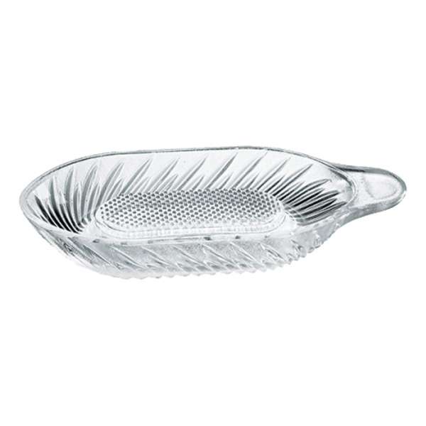 PureNature Apfelreibe aus Glas - ovale, handliche Form PureNature Apfelreibe aus Glas - ovale, handliche Form