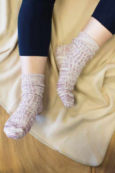 Living Crafts Socken aus Wolle - Norweger Strümpfe für Sie und Ihn