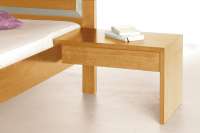 Bettkonsole zum Einhängen am Bett aus Massivholz Bettkonsole zum Einhängen am Bett aus Massivholz