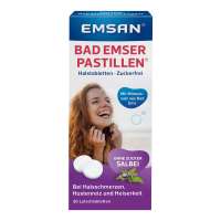 Emsan - Bad Emser Salbei Pastillen ohne Zucker Emsan - Bad Emser Salbei Pastillen ohne Zucker