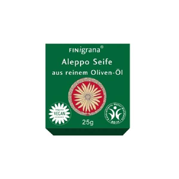 Gratisgeschenk: Finigrana Mini Aleppo Seife zum Testen Gratisgeschenk: Finigrana Mini Aleppo Seife zum Testen