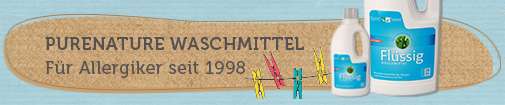 Purenature Waschmittel für Allergiker