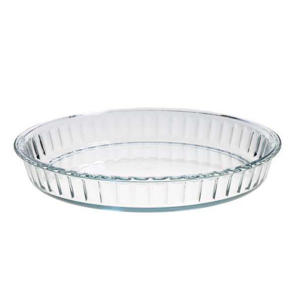 Obstkuchenform aus Glas, spülmaschinenfest und nickelfrei Obstkuchenform aus Glas, spülmaschinenfest und nickelfrei